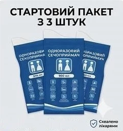 Дорожній туалет 900 мл. набір із 3 шт. "standart"