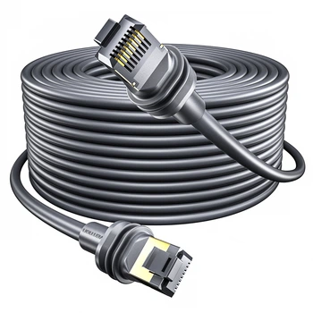 Кабель мережевий Vention для Starlink Standard Gen3 та Mini Cat 7 SFTP 10 Гбіт/с 40 м Сірий (IAJHV)