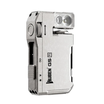 Универсальный карманный EDC фонарь Wuben G5 RGB Titan (400Лм, 82м, 450мАч)