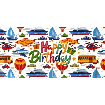 Конверт для денег Happy Birthday, транспорт