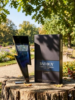 Парфюм Carolina Herrera Bad Boy Cobalt 100 мл мужские аромат с лавандой сливой и ветивером свежий шлейф