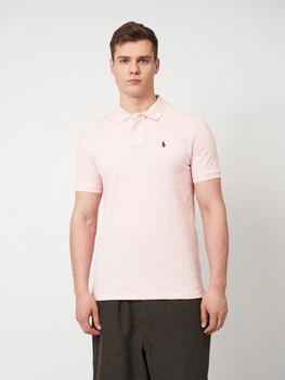 Поло мужское Polo Ralph Lauren 11714 M Розовое (smt2000000044484)