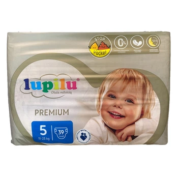 Подгузники Lupilu Premium 5 (11-23 кг), 39 шт NEW