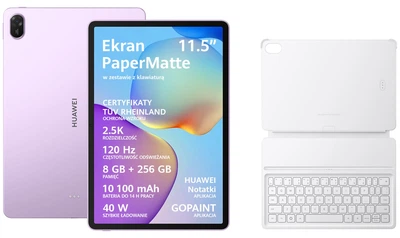 Планшет Huawei MatePad 11.5 2025 PaperMatte 8/256GB WiFi Purple + Keyboard (Taoxingzhi-W09FK)