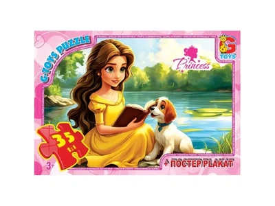Пазл Принцессы, G-Toys, 35 эл., PR02
