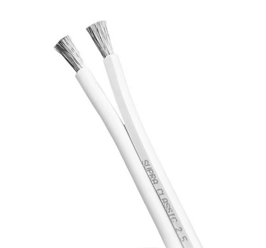 Акустический кабель Supra Classic 2X2.5 White B200 (1м)