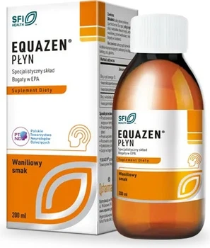 Suplement diety QPharma Equazen płyn o smaku waniliowym 200 ml (5060072605898)