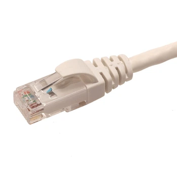 Патч-корд кат. 6A, 26AWG, RJ45-RJ45, сірий, 0.5 м, U-UTP, LSZH, Corning