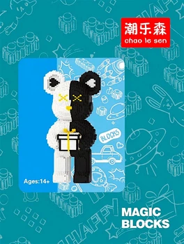 3D конструктор Magic Block Ведмедик 3400 деталей