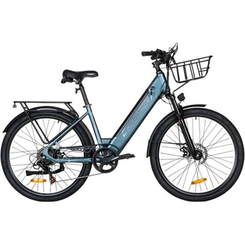 Электровелосипед Crosser E-City 26" 500W Green Matte [166706]