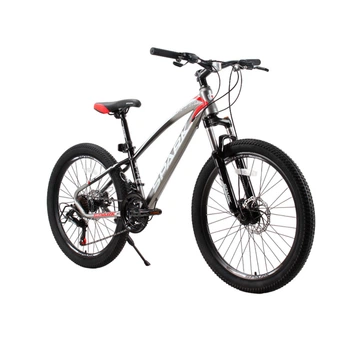 Велосипед SPARK SHARP JR. (колеса - 24", сталева рама - 12") Сірий із чорним
