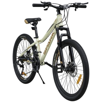 Велосипед SPARK SKADI (колеса - 24", сталева рама - 12") Бежевий