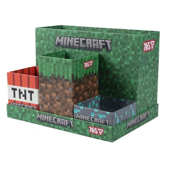 Набір органайзерів настільних Yes Minecraft 5 предметів, картон (708603)