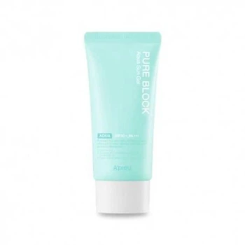 Сонцезахисний крем-гель зволожуючий A"pieu Pure Block Aqua Sun Gel SPF50+ PA+++ 50 мл