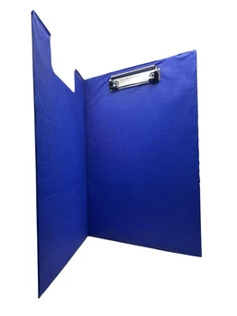Папка-планшет Clip Board А4 Синя з кришкою, планшет для документів з металевим затискачем, BG-2