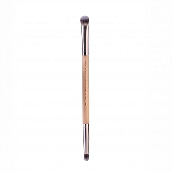 Кисточка для теней Neverti Dual Ended Eyeshadow Brush NP150 F12 с синтетическим ворсом Бежевый