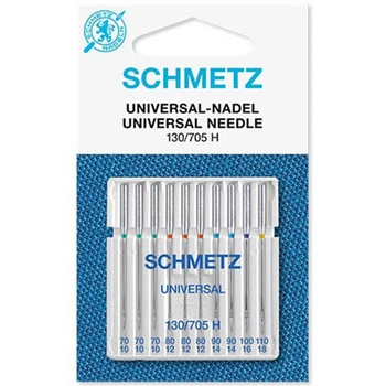 Иглы Schmetz №70-110 универсальные,10шт