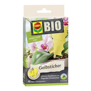 Клеевая ловушка COMPO BIO Gelbsticker против летающих насекомых 10шт