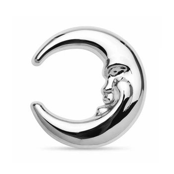 Брошь BROCHE Космос Луна из стали серебристая BRBF115488