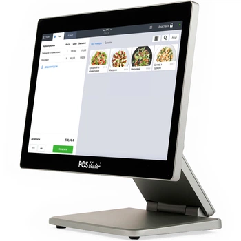 Потужний сенсорний Windows ПОС-термінал POS Vector Ares Silver 15.6”, 8/128 Гб (TG-6412)
