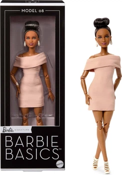 Лялька Барбі Брюнетка Базова Модель 08 Barbie Signature Basics Model 08 with Brunette Hair Mattel JJX27