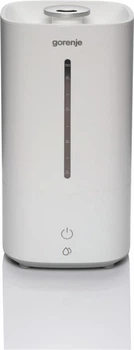 Зволожувач повітря Gorenje h45w 5 л, до 20 м2, верхня залива, холодна пара, білий h45w