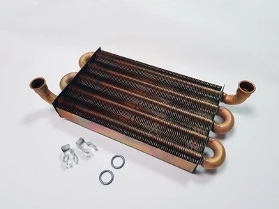 Первинний теплообмінник для котла Vaillant atmo/turboTEC 24кВт з кліпсами та прокладками (0020019994)