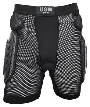Шорти захисні спортивні USD ARMOR SHORTS XL Black (USS21U1E) (S black)