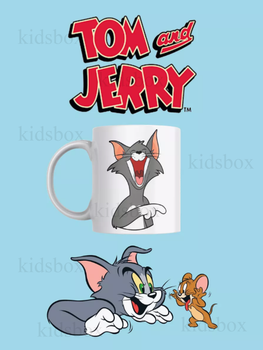 Кружка Том и Джерри с принтом керамическая чашка Tom and Jerry 330 мл Uk_108