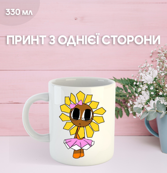 Кружка У Світі Денді Roblox Dandy's World з принтом керамічна чашка 330 мл Uk_1030