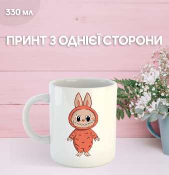 Кружка Лабубу Labubu с принтом керамическая чашка 330 мл Uk_1124
