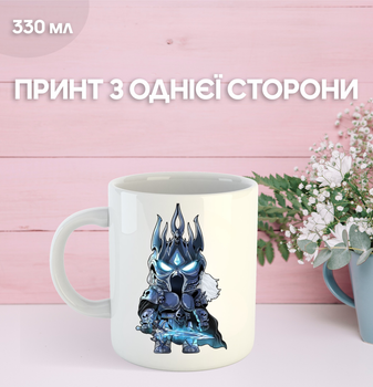 Кружка World of Warcraft ворлд оф варкрафт Мир военного ремесла с принтом керамическая чашка 330 мл Uk_1181
