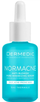 Сироватка для обличчя Dermedic Normacne зменшення недосконалостей та пор 30 мл (5901643178147)