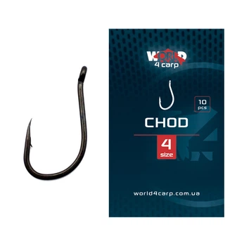 Короповий гачок W4C CHOD (чод) №4
