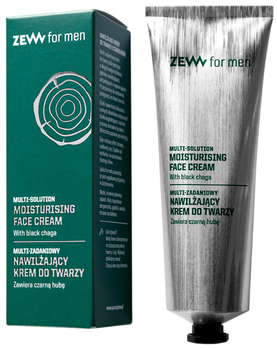Крем для обличчя для чоловіків Zew Black Chaga зволожуючий 80 мл (5903766462004)