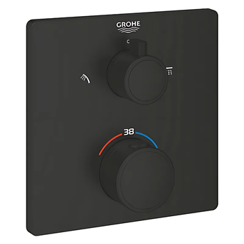 Термостат для душу з перемикачем на 2 положення Grohe Grohtherm, верхній/ручний душ (1022092430)