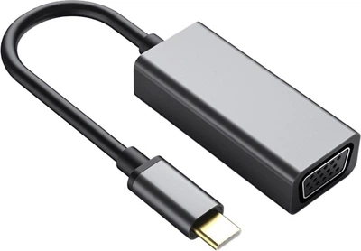 Адаптер Dynamode USB 3.0 Type-C to VGA/Full HD 1080p 60Hz Female, металл (DM-AD-USB-C-VGA)