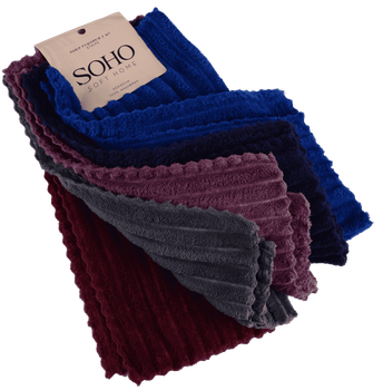 Набір рушників SOHO 30х30 см мікрофібра Stripe 5 шт.