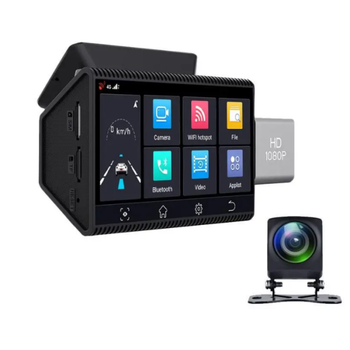 Видеорегистратор DVR K11 2 камеры ADAS 3-inch Full HD 4G GPS Wi-Fi BT Android 8.1