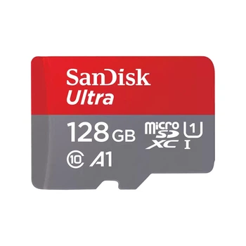 Карта памяти microSD 128Gb SanDisk Ultra class 10 UHS-I A1 + SD адаптер (SDSQUA4-128G-GN6MA)