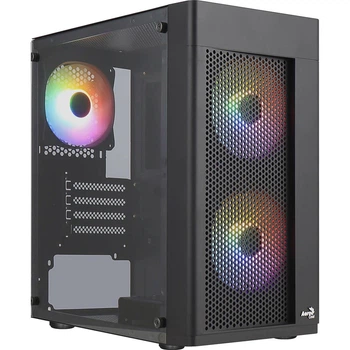 Корпус AeroCool Hexform-G-BK-v2 (ACCS-PV38033.11) Чорний без БЖ