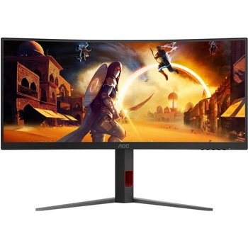 Монитор 34" AOC CU34G4Z 3440x1440 WQHD Fast VA 240Гц 2хHDMI DP USB-hub HAS изогнутый 1500R