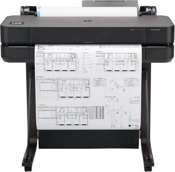 Струйный принтер HP DesignJet T630 24 дюйма Wi-Fi плоттер для чертежей A1 (5HB09D)