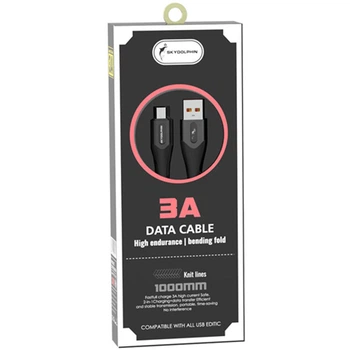 Кабель SkyDolphin S01V USB - micro USB (M/M), 1 м, Чорний (USB-000585)