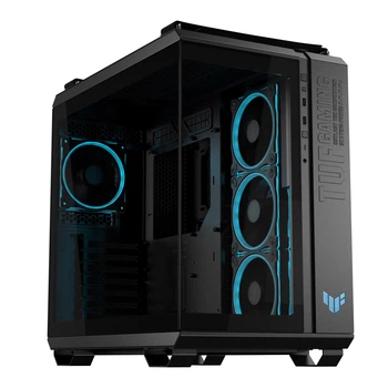 Корпус для ПК ASUS TUF Gaming GT502 Horizon ARGB Black двокамерний Midi-Tower із панорамним загартованим склом ATX MicroATX Mini-ITX без БЖ (90DC0090-B19020)