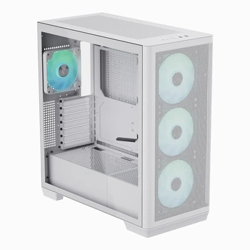 Корпус для ПК APNX Creator C1-R Midi-Tower без БЖ ATX/MicroATX/Mini-ITX ARGB White (APCM-CR01243.21)