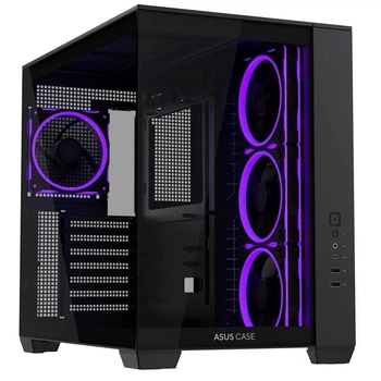 Корпус для ПК ASUS A32 Plus Midi-Tower без БП ATX/MicroATX/Mini-ITX ARGB Black (90DC00S0-B19000)