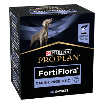 Пробіотик для собак та цуценят Purina Pro Plan FortiFlora для підтримки мікрофлори шлунково-кишкового тракту 1г 1 шт