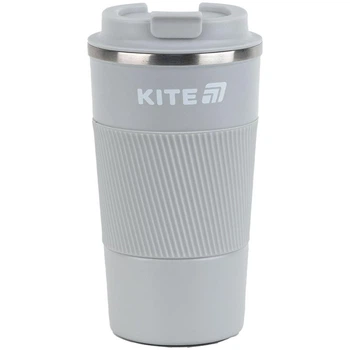 Термокружка Kite K25-458-1, 510 мл, серая