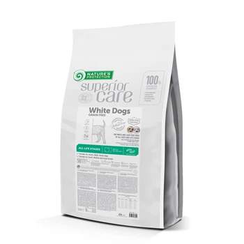 Nature's Protection Superior Care White Dogs Grain Free Insect All Sizes&Life Сухой беззерновой корм для собак с протеином насекомых, 10 кг.